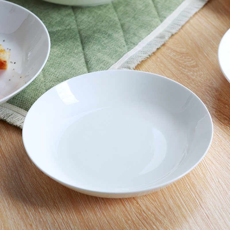 White Ceramic Plate Bone China Dishes