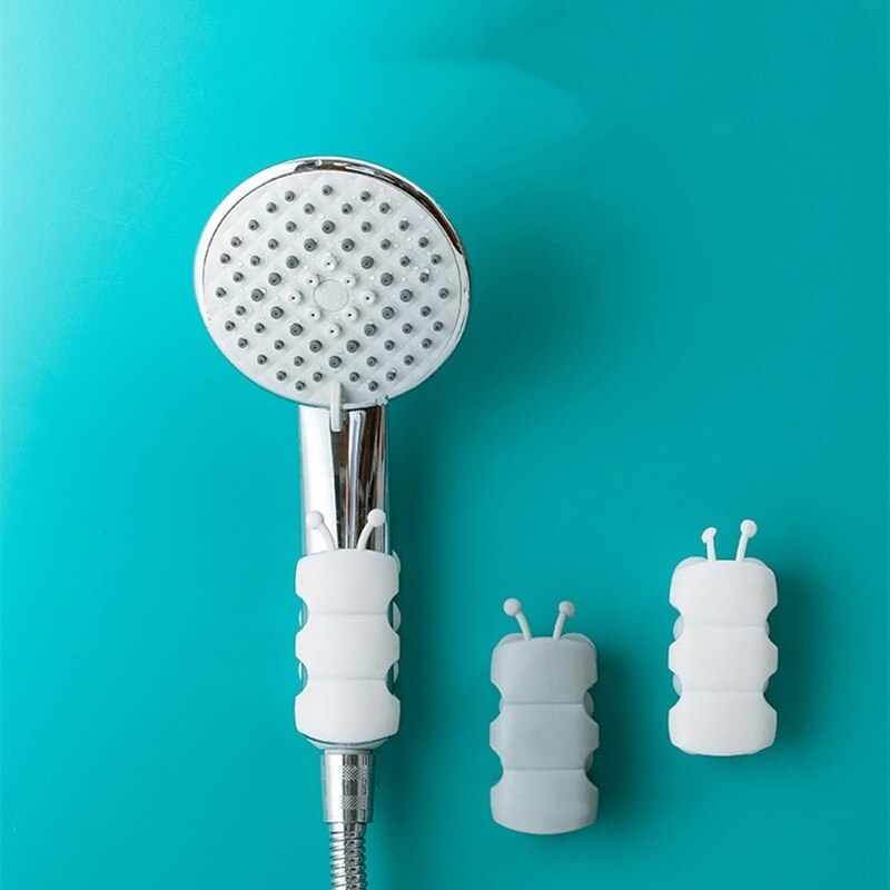 Soporte de silicona para cabezal de ducha, ventosa, sin perforación, soportes de montaje para ducha, herramientas de fijación manual, accesorios para baño