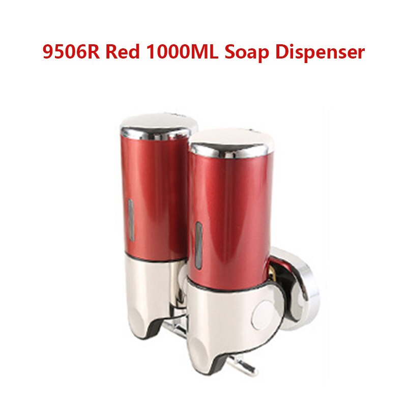 1 Pc 1000ml Hand Soap Dispenser Wall Mount Shower Liquid Dispensers Containers Bathroom Washroom Soap Dispensers Pump: 06