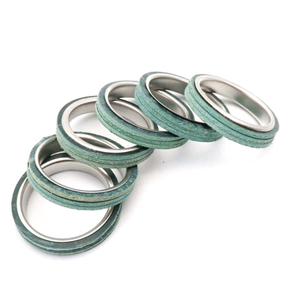 Kit 5 Pezzi Guarnizioni Scarico Per Scooter 50cc - Compatibile Aprilia, Yamaha, Kymco, Piaggio - Foto 3