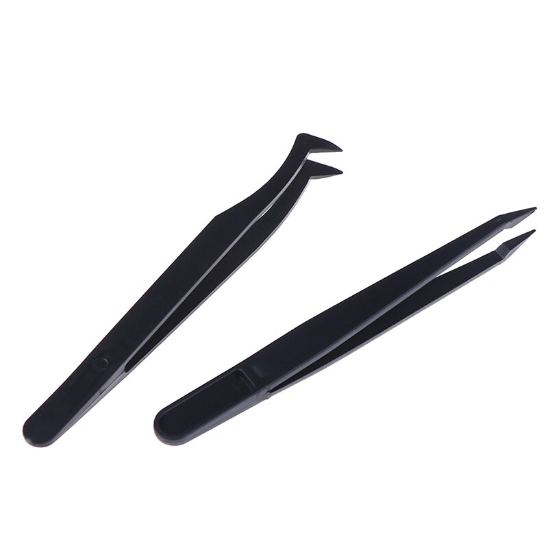 1Pc Bga Precisie Handwerk Tweezer Set Antistatische Pincet Roestvrij Manicure Tool Apparatuur