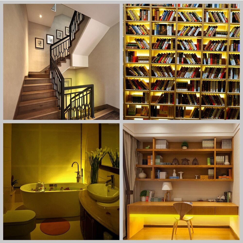 Interruptor com sensor de toque sem passo e dimerizável, 2m, dc 5v 12v 24v, detector de toque, regulador para 5050, 3528 tira de led, armário de guarda-roupas