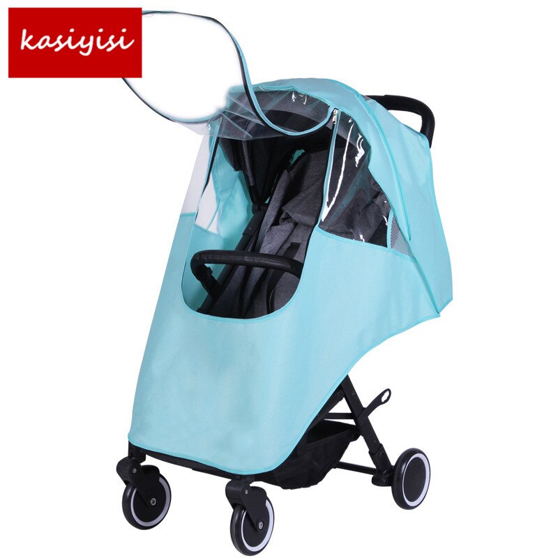 Stijl Waterdichte Cover Baby Winkelwagen Accessoires Regen Cap Regenjas Winddicht Cover Stofkap