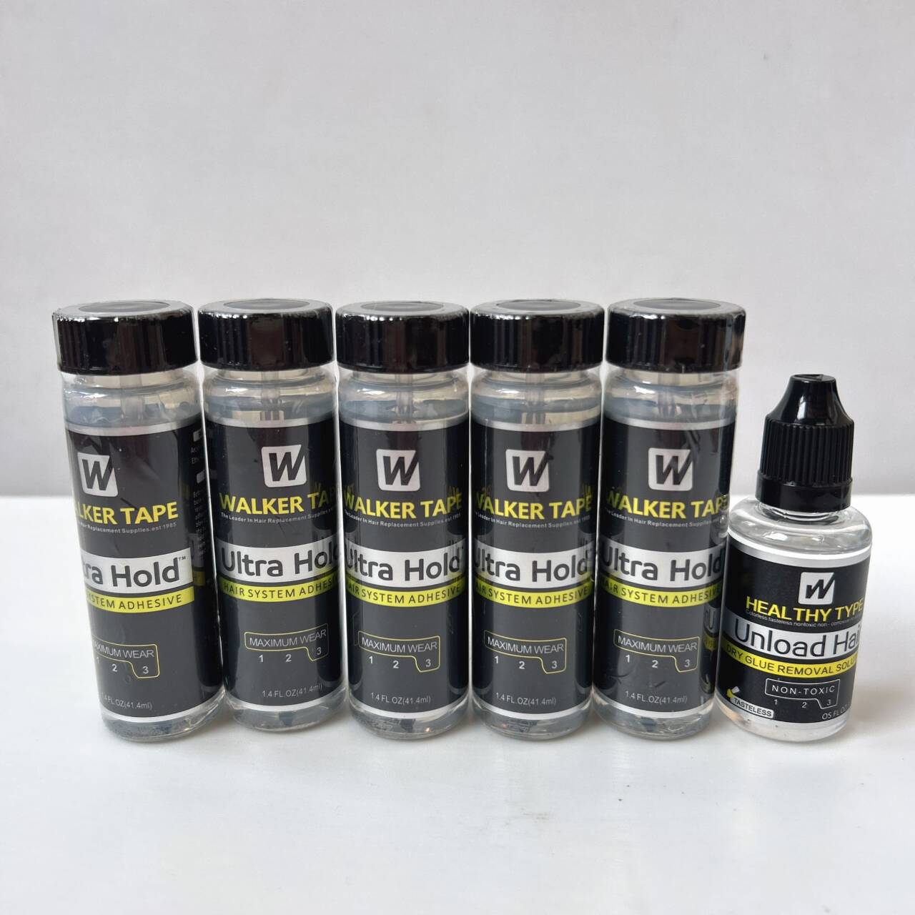 Haarsystem-Toupet-Kleber, Ganzes 15/41/101 ml, Kleber mit starkem Halt, wasserdicht, Ultra-Hold-Lace-Front-Perückenkleber für Spitzenperücken, Klebstoffe