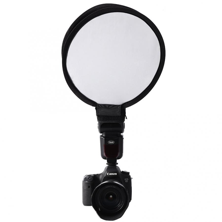 Difusor de Flash en la parte superior para cámara, Softbox portátil, redondo, 30Cm, 40Cm