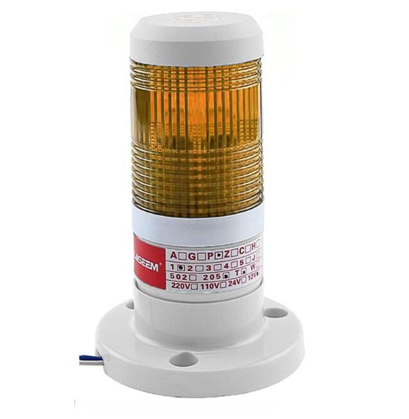 LED Industrial red Yellow blue green Signal Tower Warning Lamp Stack Light Alarm Apparatus 12V 24V 110V 220V