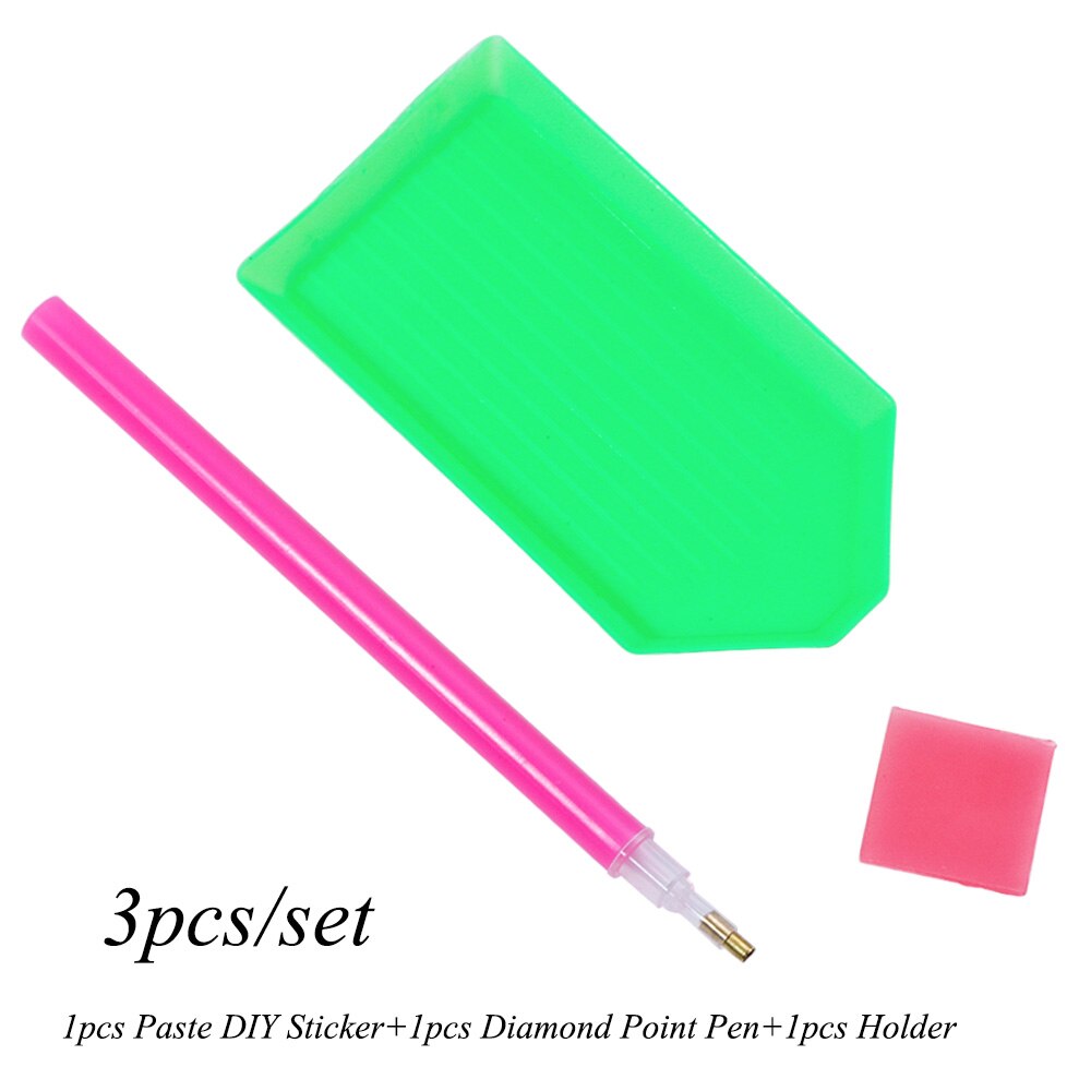 1 Set Nail Art Tools Dotting Pen Rhinestone Studs Picker Diamond Dots Painting Clay Nail Gems Holder Storage Display Tools JI992