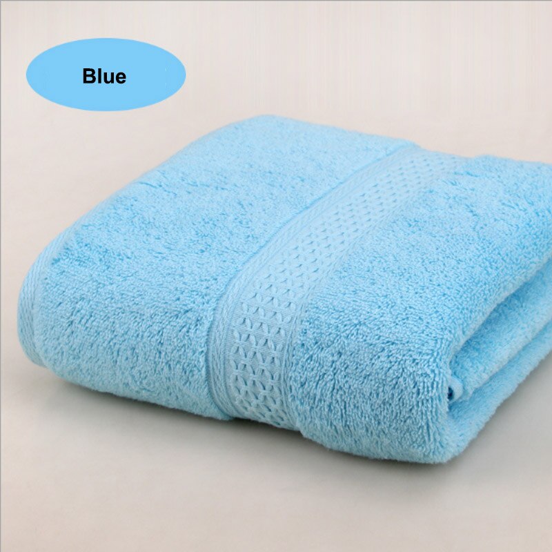 Für Erwachsene 100% Baumwolle 17 Farben 1PC Feste Schlecht Handtuch Strand Handtuch Hohe saugfähig Antibakterielle Schnell Trocknende Weichen Dicken: Blau