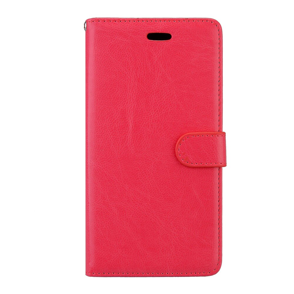 Flip Case For Huawei Honor 9 STF-L09 Case Luxury Leather Wallet Cases Back Cover For Huawei Honor 9 Honor9 Premium STF-L09 Coque: Red