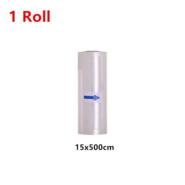 Household Food Vacuum Packing Bag Reusable Food Storage Bags Vacuum Bag Food Fresh Long Keeping 12/15/20/25/32cm*500cm 2 Roll: 15x500 1Roll