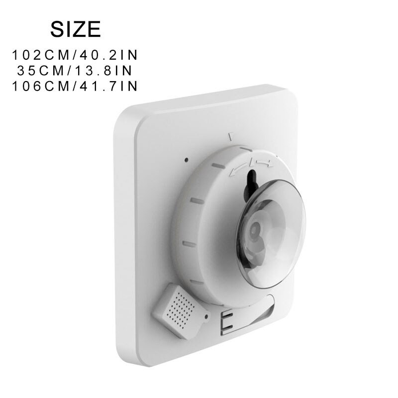 Brief LCD Digital Waterproof Water Splashes Bathroom Wall Clock Shower Clocks Timer Temperature Humidity Kitchen Washroom Timers