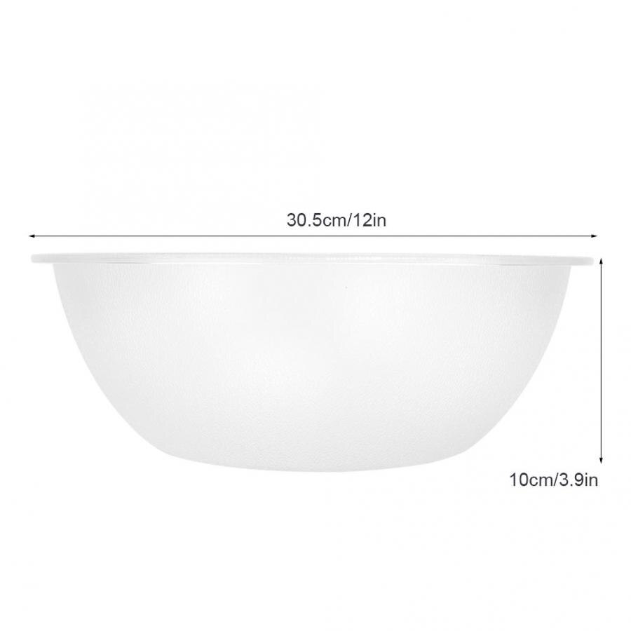 Large Round Clear Acrylic Serving Bowls Salad Fruit Buffet Rice Serving Bowl Kitchen Storage Dishes Tableware