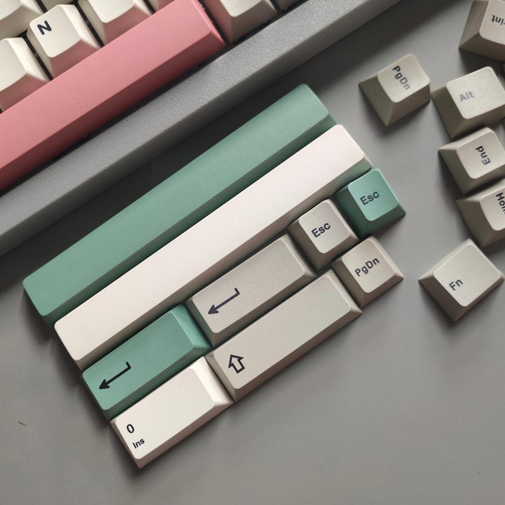 126 keys 9009 keycaps pbt sublimation height mechanical keyboard keycaps for mx switch 61/64/68/87/104/108 6.25 u 6 is k7 h 9