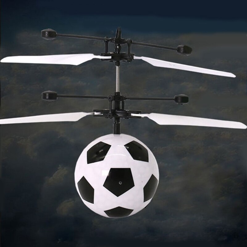 Elektrische RC Fliegen Ball FußBall Infrarot Induktion Flugzeug LED-Licht GXMB