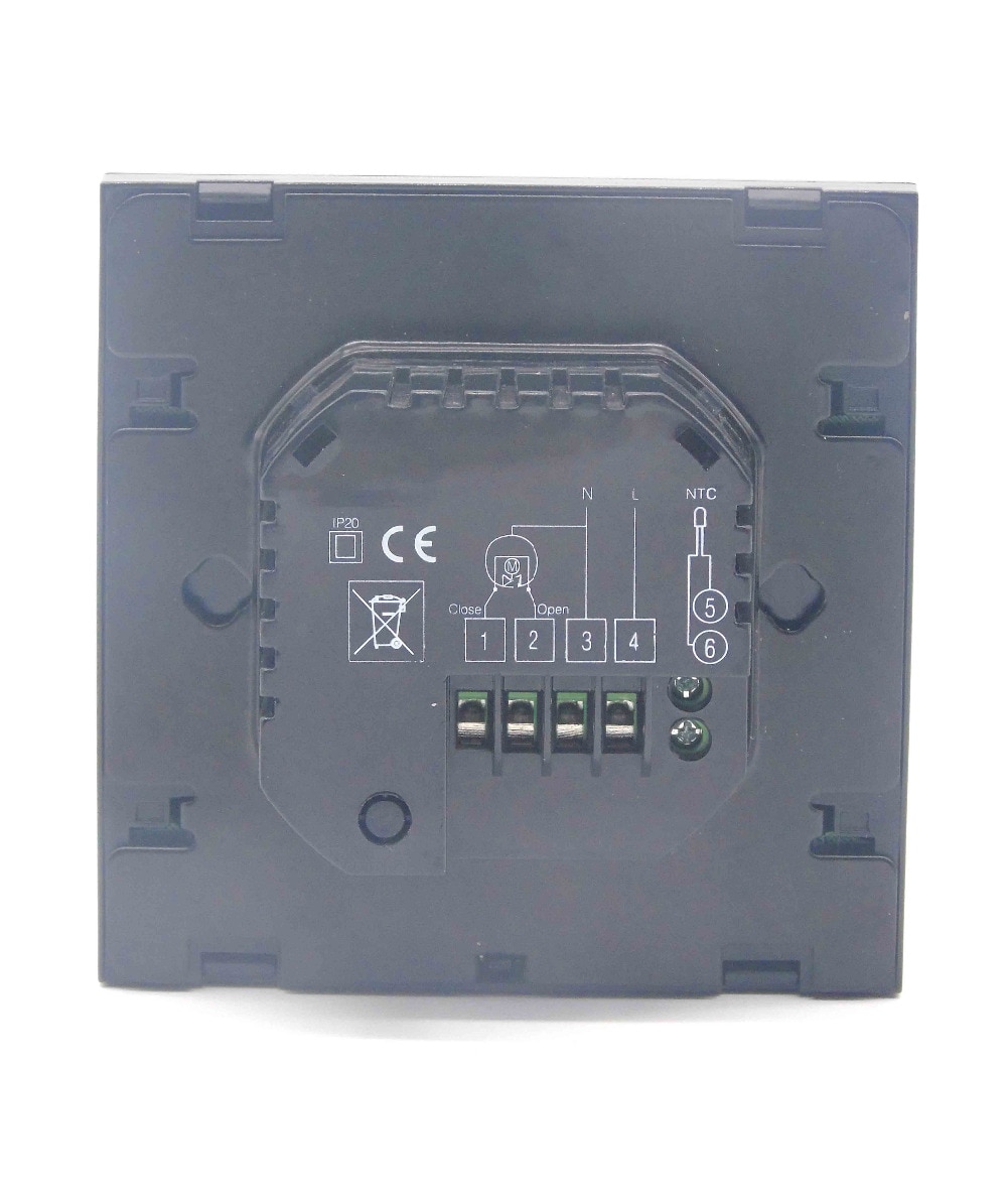 Eu AC100~240V,24V Floor Heating Thermostat for Underfloor Warm System