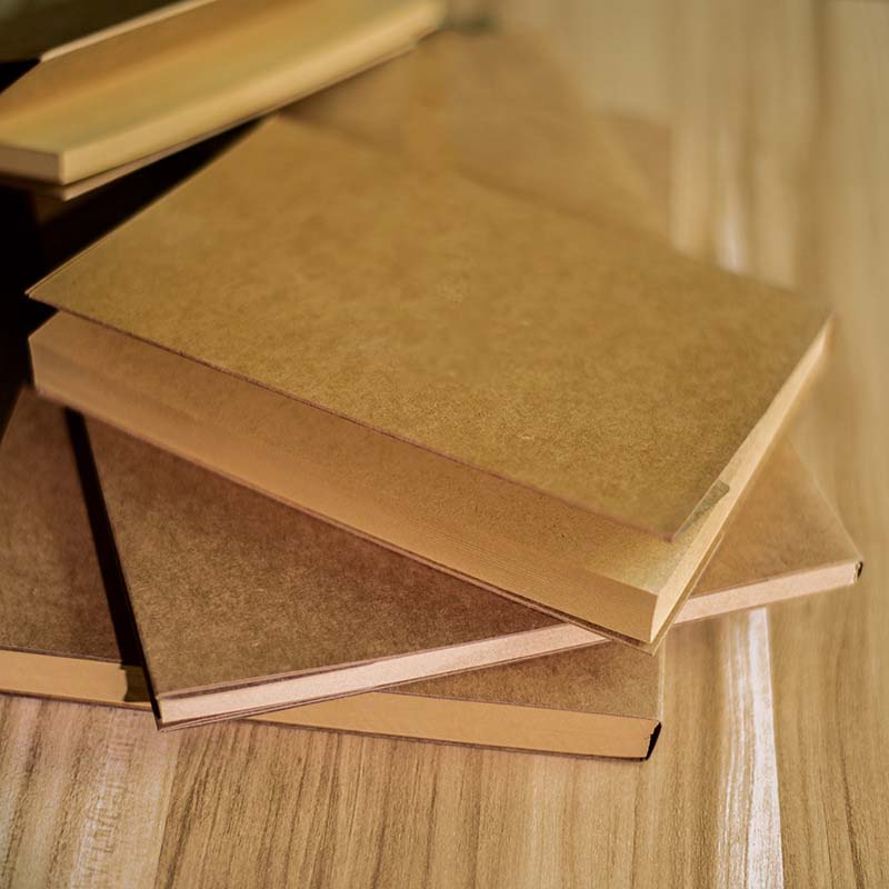 Ezone anteckningsbok planerare brun/beige papper tomma sidor skiss anteckningsbok klippbok resedagbok skola kontorsmateriel