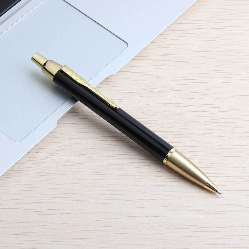 1/15/Stck Kugelschreiber Presse Stil Kommerziellen Metall Kugelschreiber Für Schule Büro Ader Automatische Kugelschreiber Tinte schwarz Blau