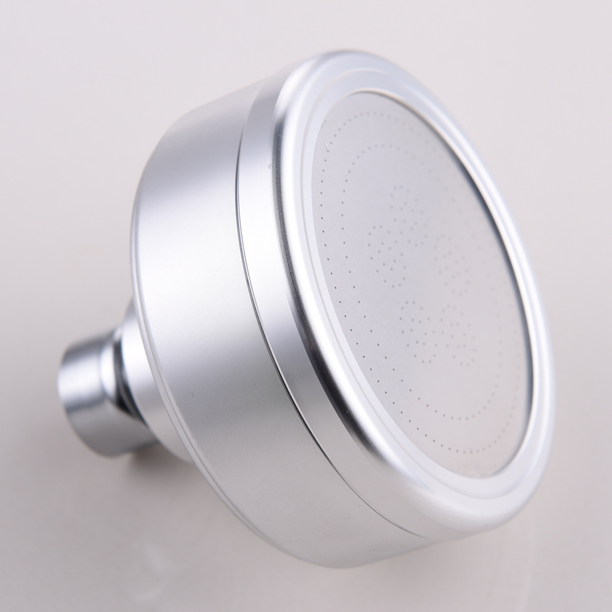 Space aluminum bathroom hotel shower round supercharged small top shower shower head can be disassembled lotus pontoon head