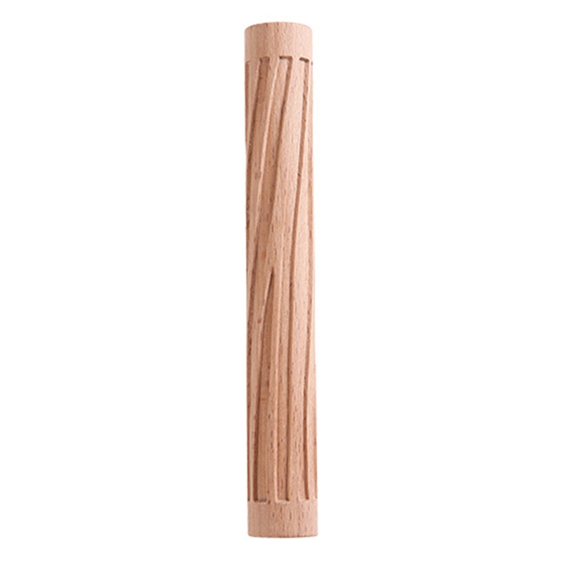 Weihnachten Holz Präge rollen Stift Fondant Teig Jahrgang aufbringen Gravierte Rolle Stock Backen Gebäck Werkzeug Backen Zubehör: 09