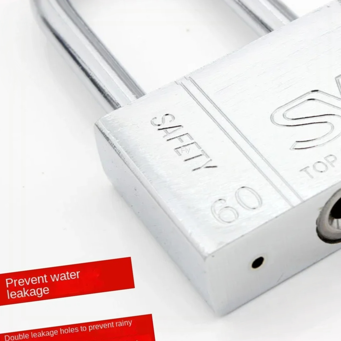 30/40/50/60mm RVS Waterpro van Roestwerende Multifunctioneel Hangslot Antidiefstalslot Pry Deurslot Ontgrendeld Hoofdvenster