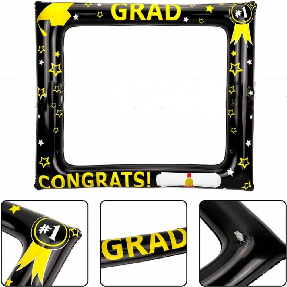 Graduation season photo frame Inflatable photo frame Graduation party decoration Photography photo props graduation decoration