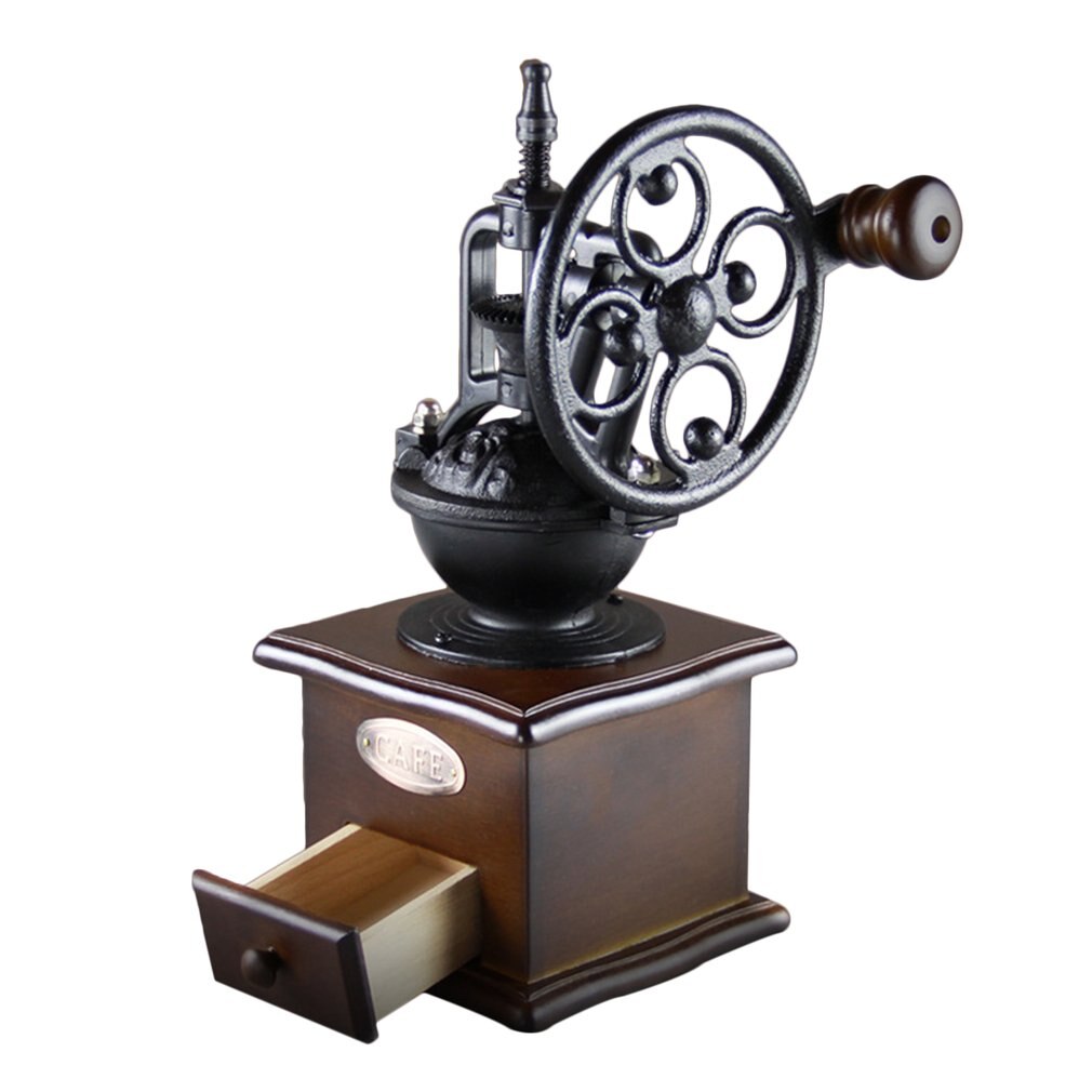 Wailicop Handkaffeemühle Mit Keramik-Mahlwerk & Glasbehältern - Manuell, Einstellbar, Für French Press & Espresso
