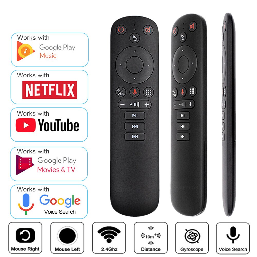 G50 air mouse Google Voice Microphone Gyroscope 2.4G Wireless IR learning G50S remote control for android tv box: G50