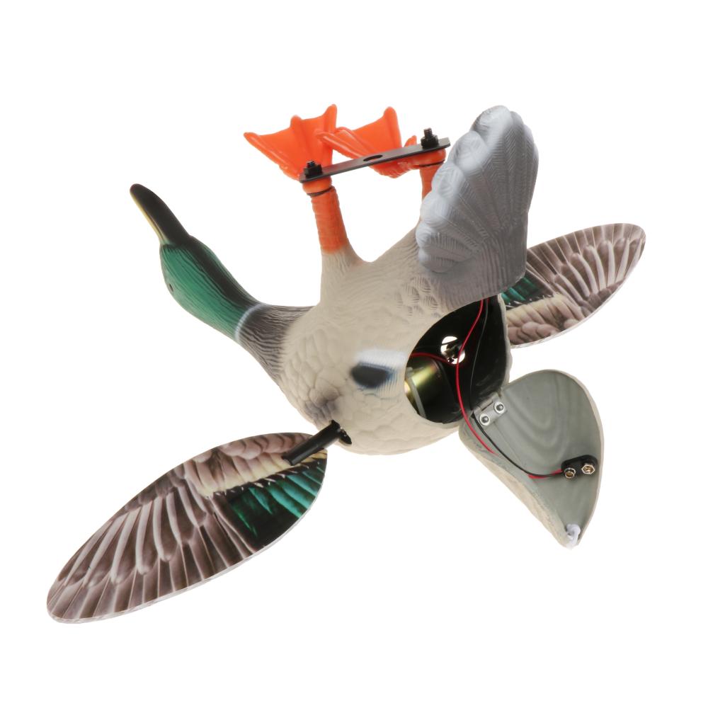 Canard volant électrique de , leurre de canard, canard, canard colvert, avec Support, télécommande, sarcelle, accessoires d&#39;ornement de pelouse