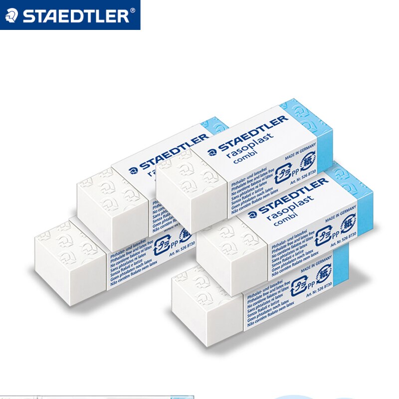 6 Teile/los STAEDTLER 526 BT30 43x19x13mm radiergummi für Stift/bleistift/kugelschreiber Büro & Schule Liefert