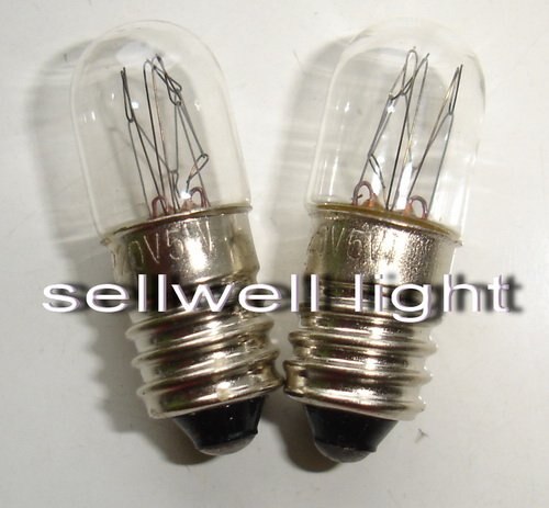 Mini bombilla de luz, E10 T10 * 28 220v 5w, novedad