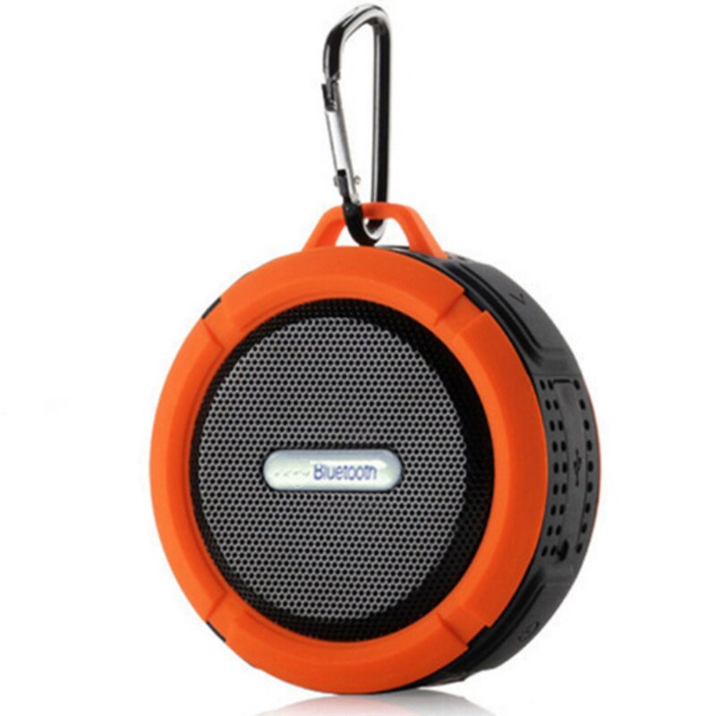 C6 IP65 Waterproof Wireless Bluetooth Speaker Big Suction Cup Dustproof Speakers HIFI Stereo Outdoor Sports Mini TF Subwoofer: D