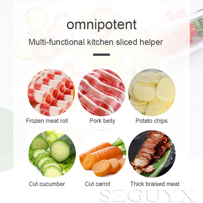 Mutton slicer cut lamb roll machine home cut frozen meat fat beef commercial manual planing meat slicer