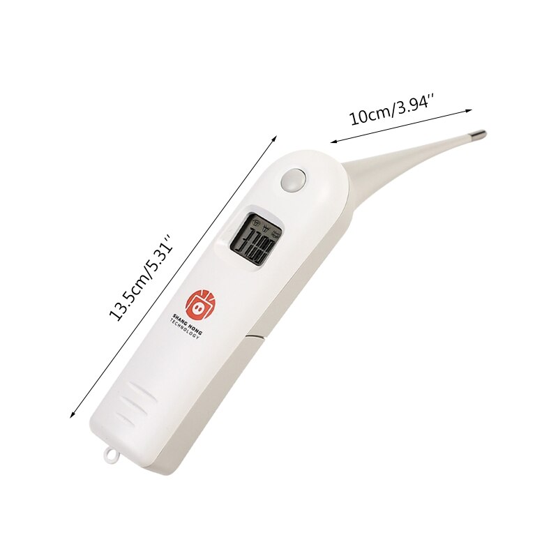 Ebene Elektronische Thermometer Haustier Digital Thermometer Schnelle Rektale Thermometer für Hunde Schwein Pferd Körper Temperatur Messung