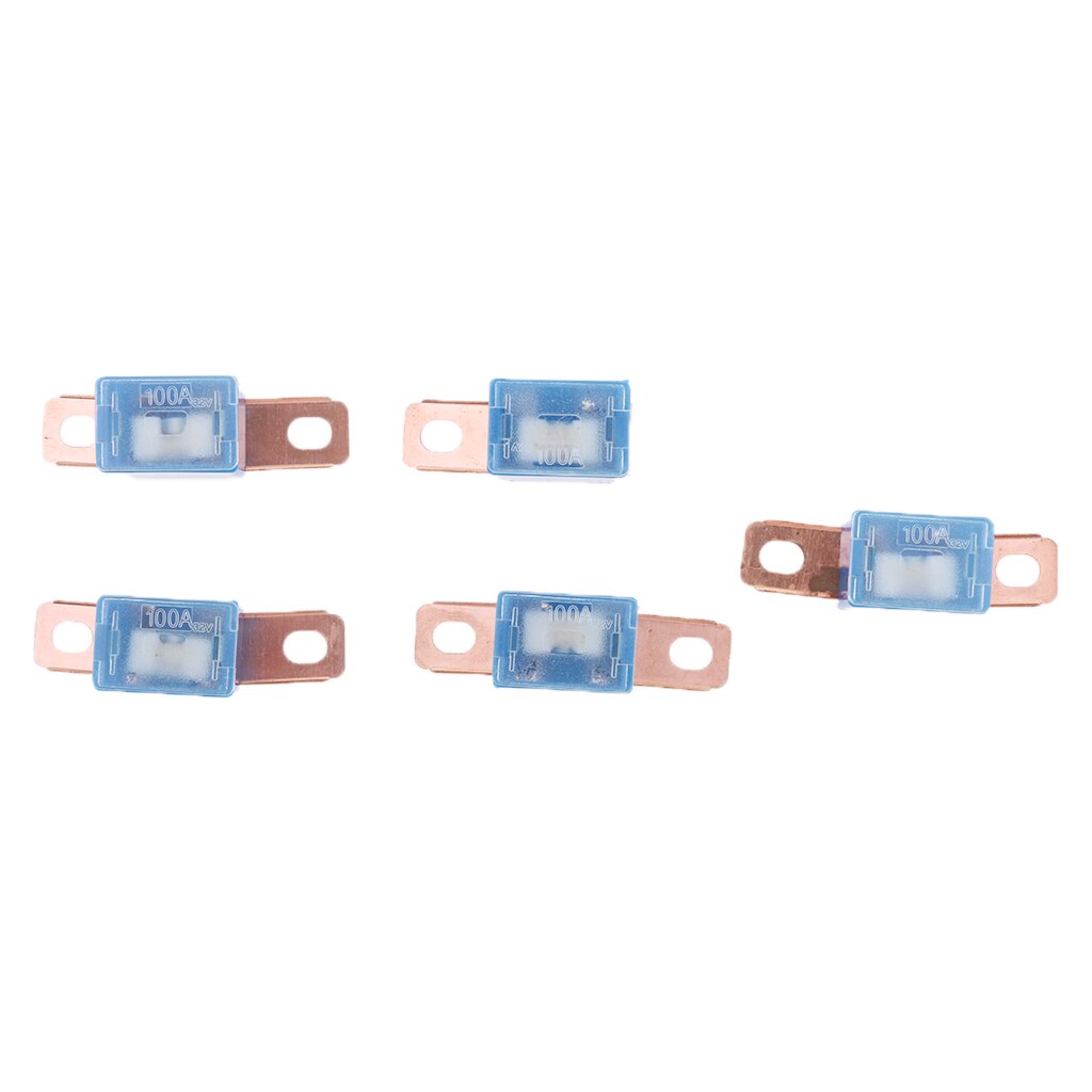 5x Midi / Strip Link Fuse Car Auto Heavy Duty Fuses - 100 Amp Blue
