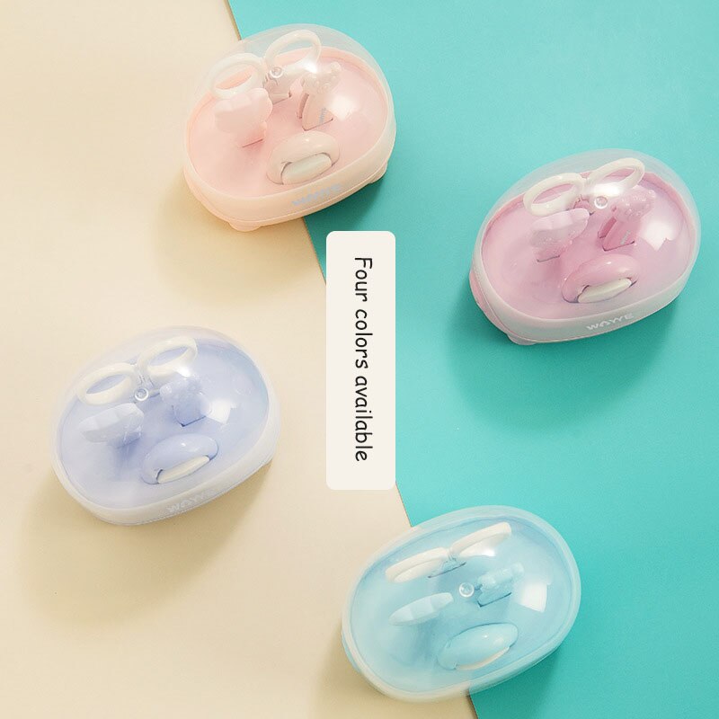 4 Stuks Baby Manicure Schaar Baby Veiligheid Nagelknipper Baby Manicure Set Kids Baby Reinigen Toils Nail Care Nail Set baby Items