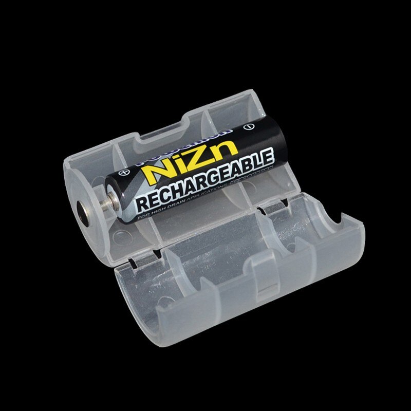 1/2/5Pcs AA to D Size Cell Battery Conversion Adapter Switcher Converter Case Box Holder Converter Case