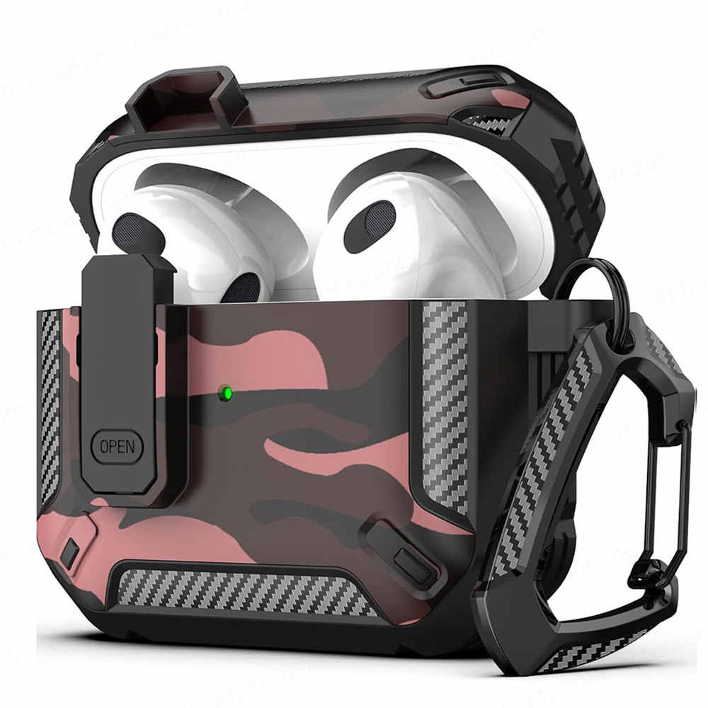 Voor AirPods 4 Case (USB C) Draadloze Bluetooth beschermhoes 2024 schakelaar Hoofdtelefoon gevallen Voor Apple Airpods 4e Gen Funda: MULTICOLOR