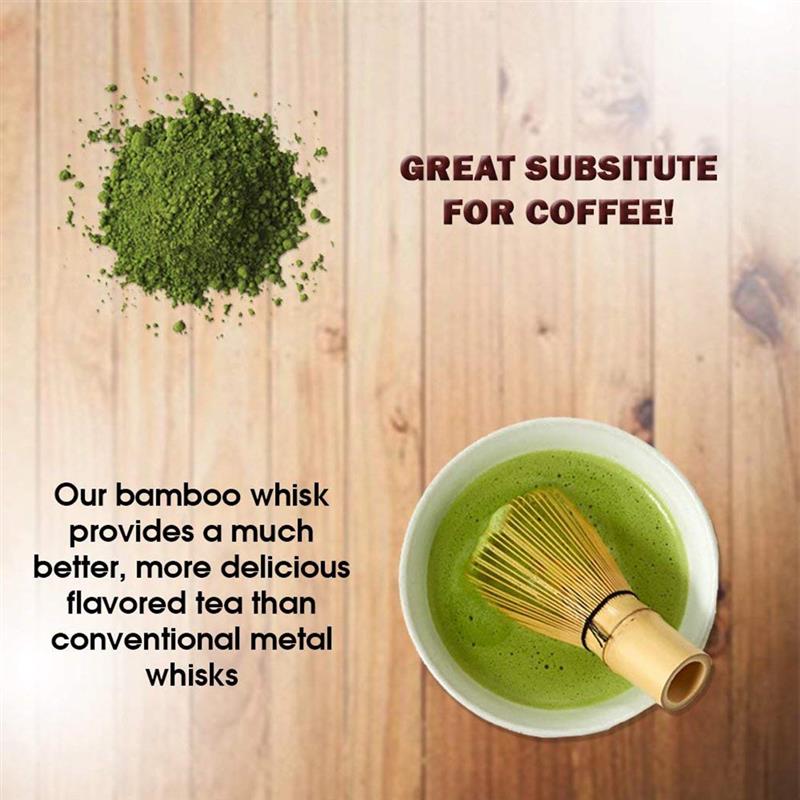 3 stk japansk tesæt inkluderer matcha bambus piskeris traditionel scoop & teske
