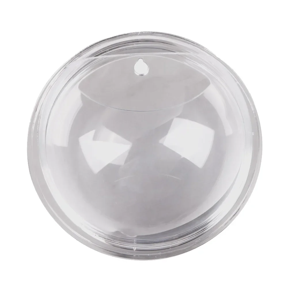 Pinsjar Acrylic Fish Bowl Wall Hanging Aquarium Tank Aquatic Pet Supplies Pet Products Wall Mount Fish Tank for Betta fish: S / WHITE