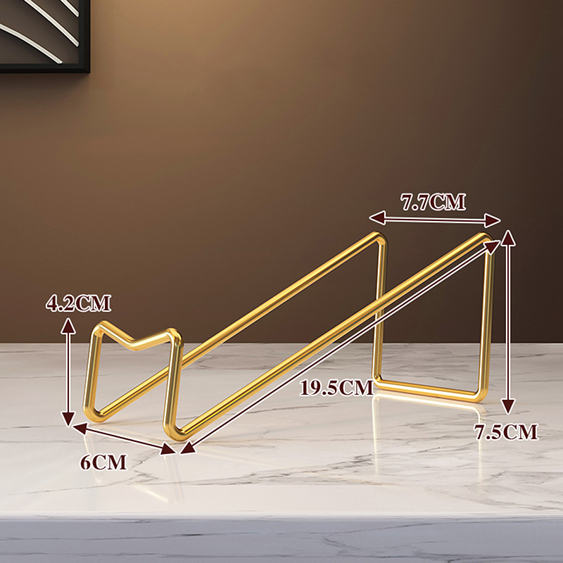 Wijnflessenrek Aanrecht Wijnfles Display Rack Opbergrek Eenvoudige Thuis Aanrecht Decoratie Keuken Accessoires Organizer: Goud