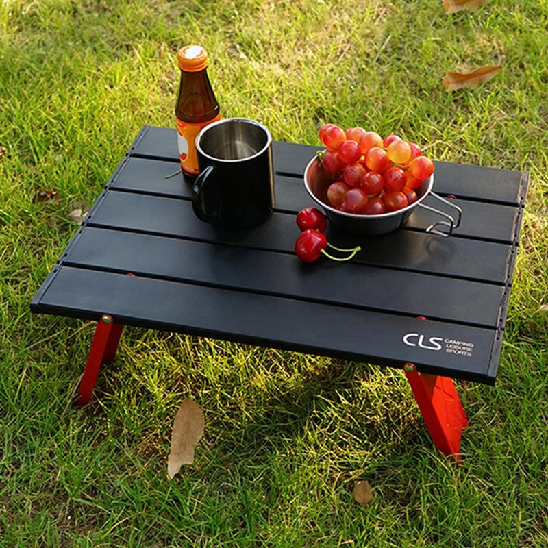 Widesea Camping Mini Draagbare Opvouwbare Tafel Voor Outdoor Picknick Barbecue Tours Servies Ultralichte Opvouwbare Computer Bed Bureau