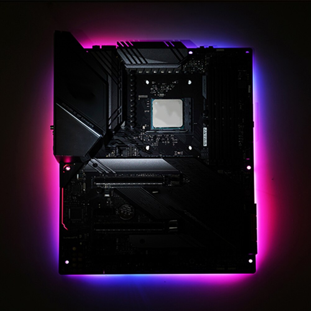 Easy Install 5V ATX Office Mainboard Lighthouse Desktop Computer Backplane Cabinet Power Decorative ARGB Sync Home