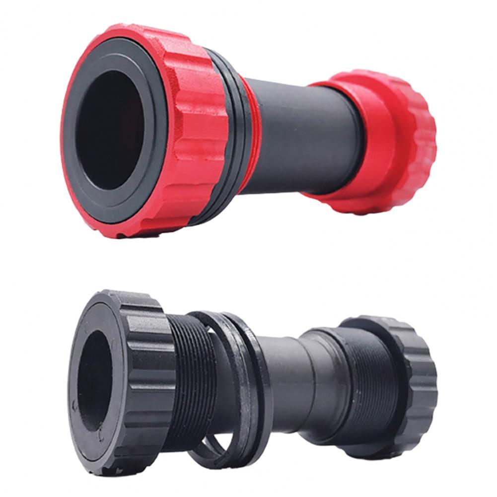 68-73mm Bike Bottom Bracket Aluminum Alloy Bicycle MTB Road Mountain Bike Threaded BB Bottom Bracket Easy to Install