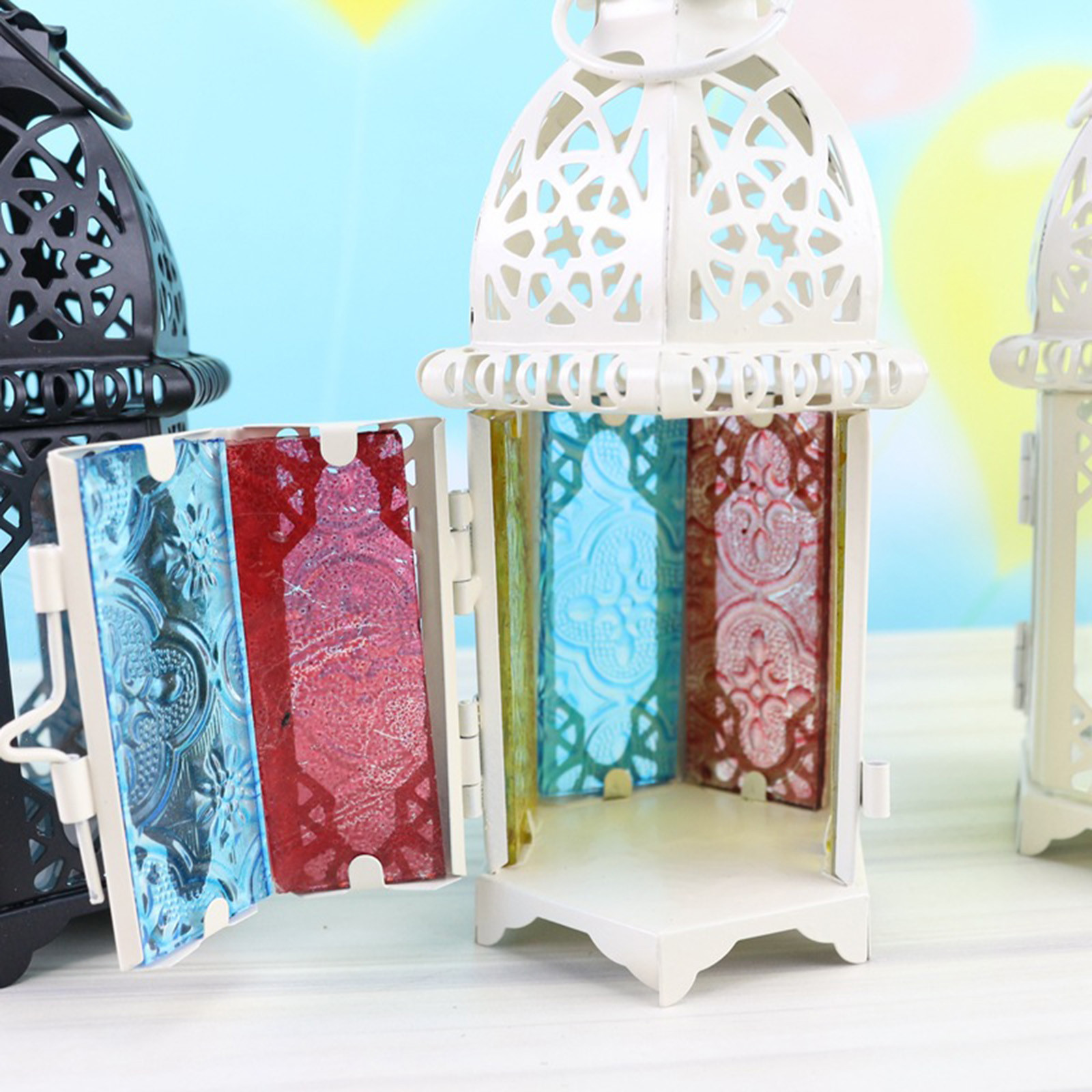 Moroccan Style Lantern Antique Moroccan Style Lantern Hollow Candle Holder Stand Wedding Romantic Decor