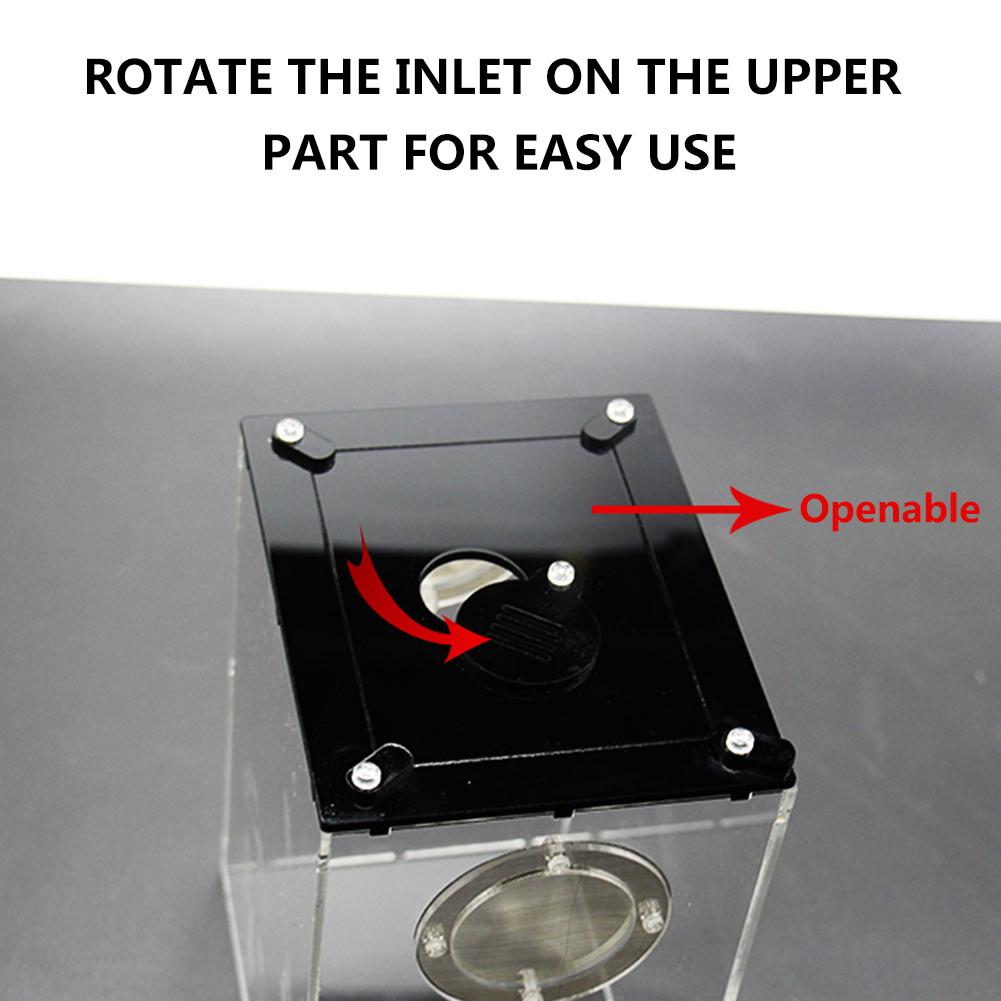 Boîte d'alimentation Reptile acrylique Transparent Panorama insecte nichoir serpent araignée lézard Scorpion boîte d'alimentation