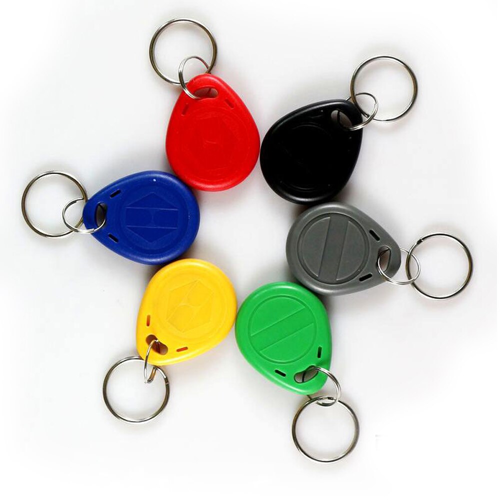 RFID EM4305 / EM5200 100 KHZ, tarjeta de acceso RFID regrabable de frecuencia, etiquetas de llave, código de reescritura, 125 piezas