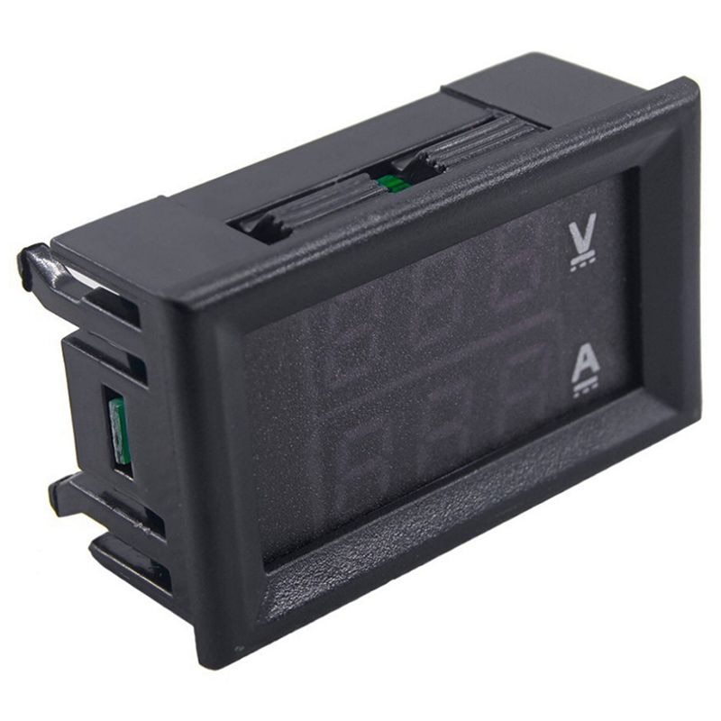 Panel mounted DC digital voltmeter Ammeter 100 V 10 A
