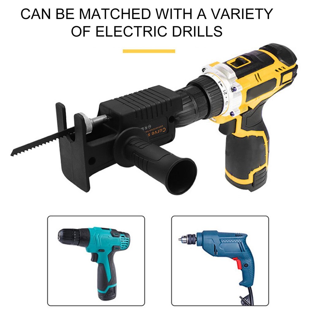 Conversie Hoofd Van Schroevendraaier Elektrische Boor Elektrische Zaag Reciprozaag Huishoudelijke Multifunctionele Ijzerzaag Hout Gereedschap