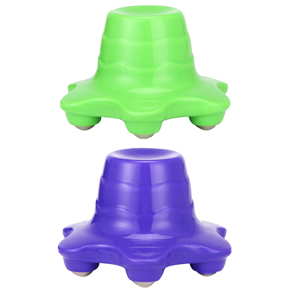 2pcs 7-Ball Shoulder and Back Massager Deep Tissue Roller for Neck Chest: Default Title