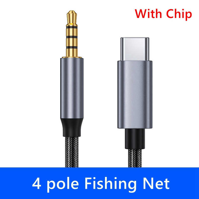 Cable adaptador de conexión de Audio auxiliar USB tipo C a 3,5mm para auriculares de altavoz de coche Cable de Audio de enchufe Dual Android con puerto tipo C: Morado / <=0,5 m